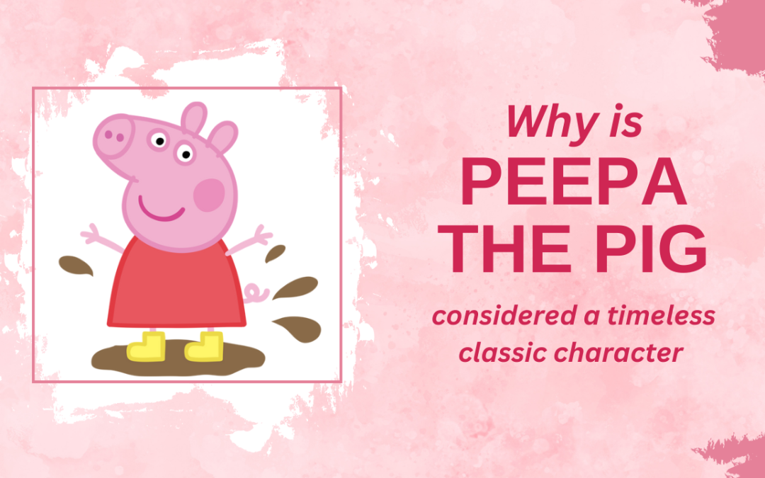 Peppa Pig children’s book illustration showing character and friends in a colorful story scene