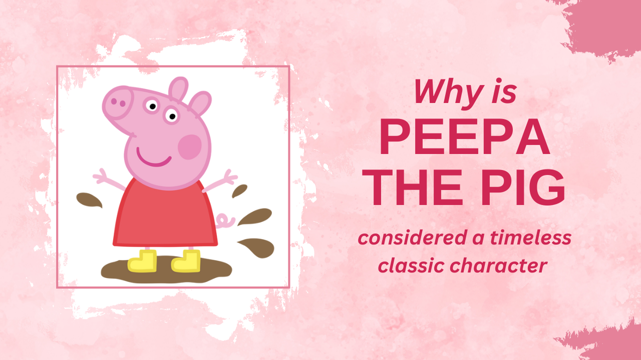 Peppa Pig children’s book illustration showing character and friends in a colorful story scene